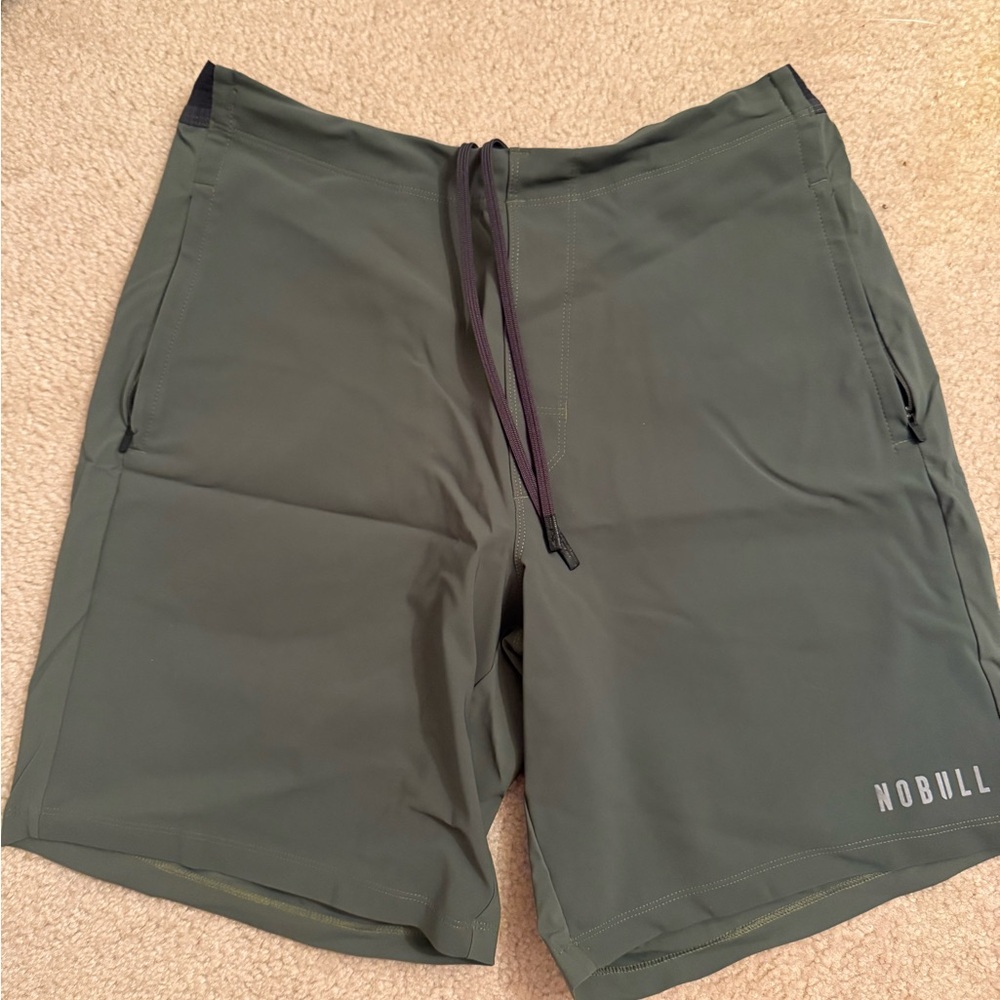 NOBULL Olive Performance Shorts